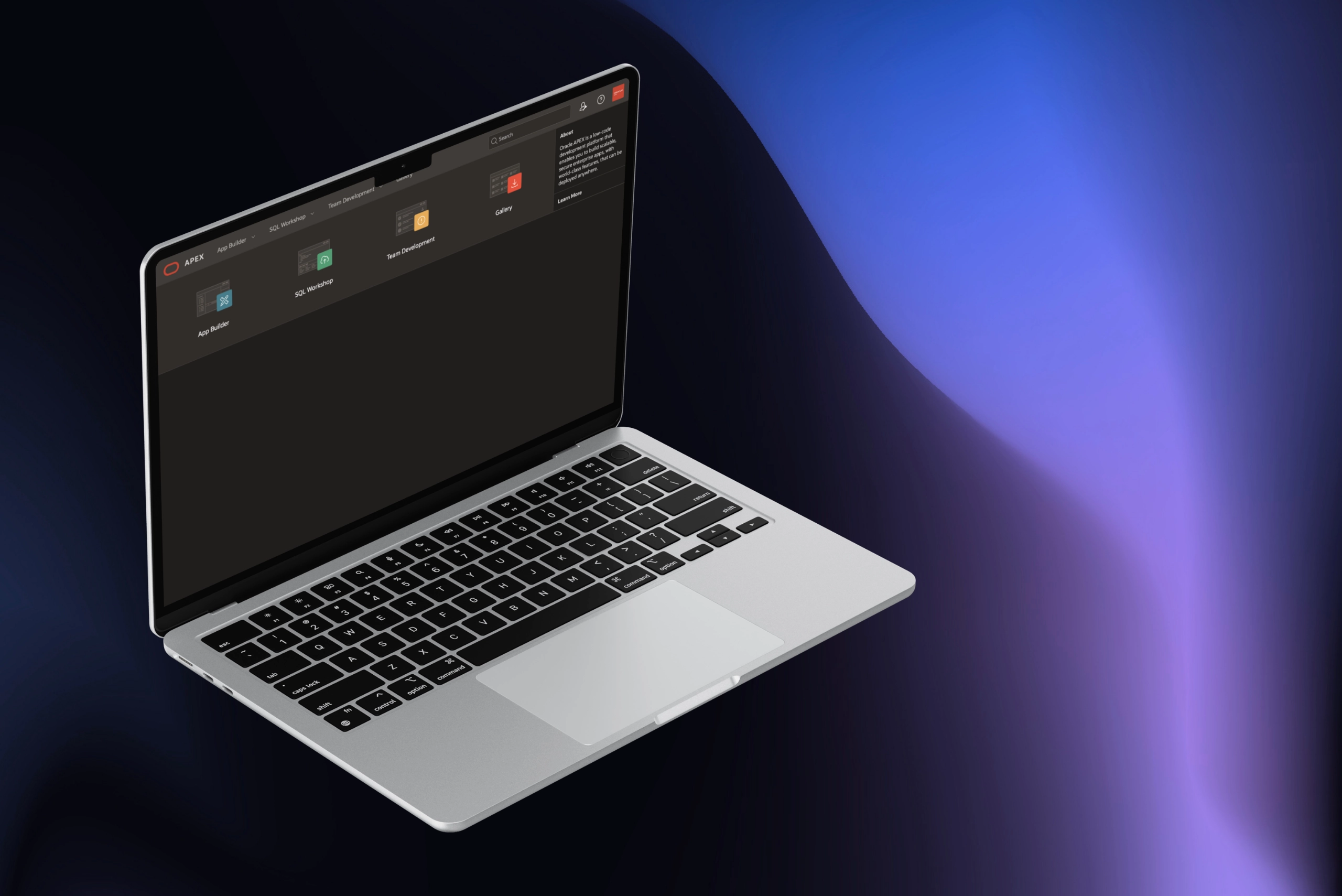 picture of a laptop meaning Why Morphis Tech Doesn’t Use Oracle APEX for Modernization